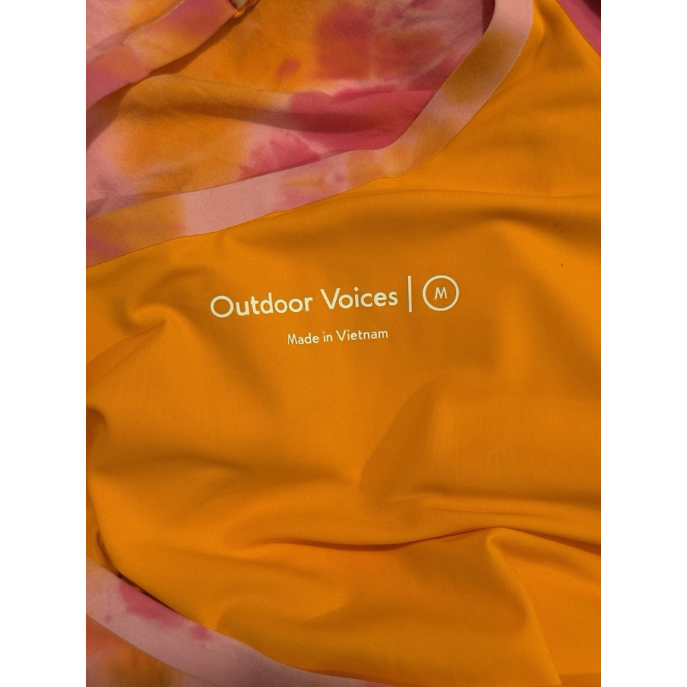 Rare Outdoor Voices Exercise Dress M Tie Dye Built-in Shorts NWOT Sold Out - Picture 6 of 7